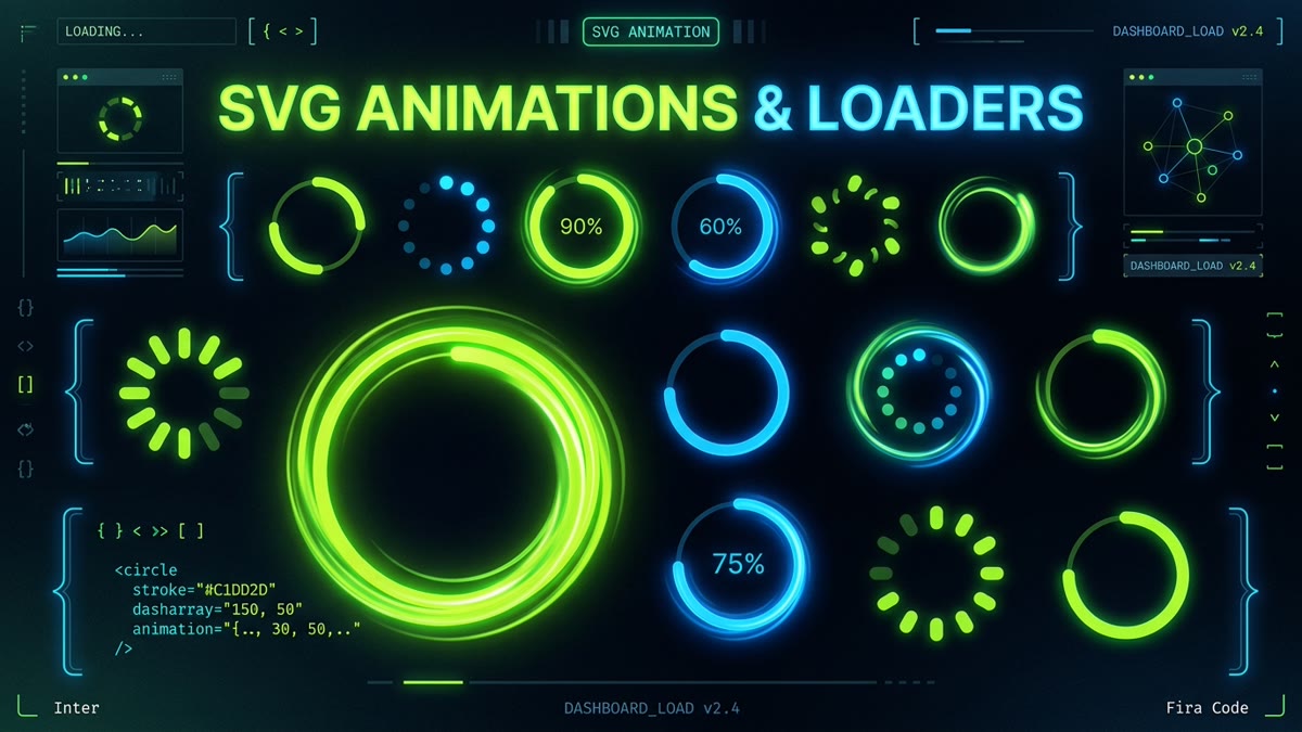 Animated SVG Loading Spinner and Progress Indicators Guide