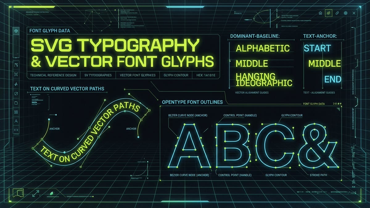 SVG Typography and Vector Font Glyphs Architecture Reference